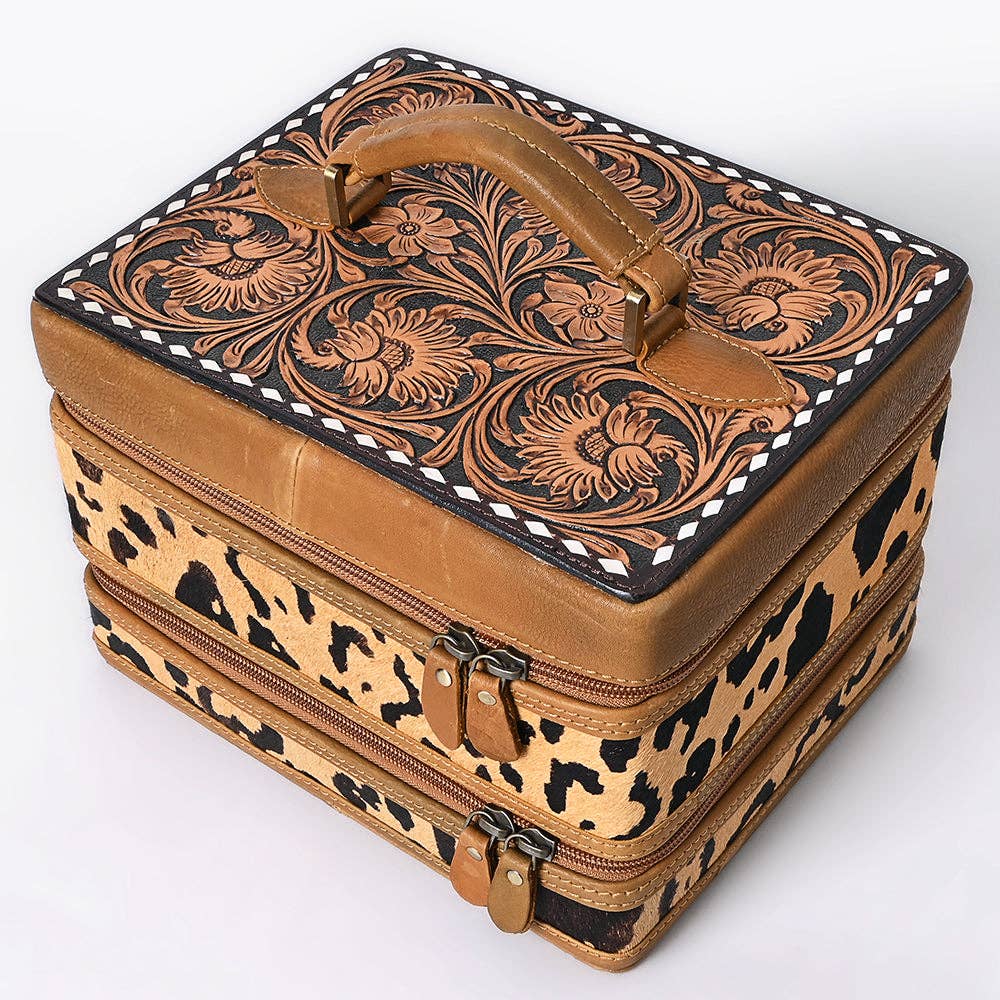 American Darling Jewelry Case Genuine Western Leather Women Bag - ADBGA454E
