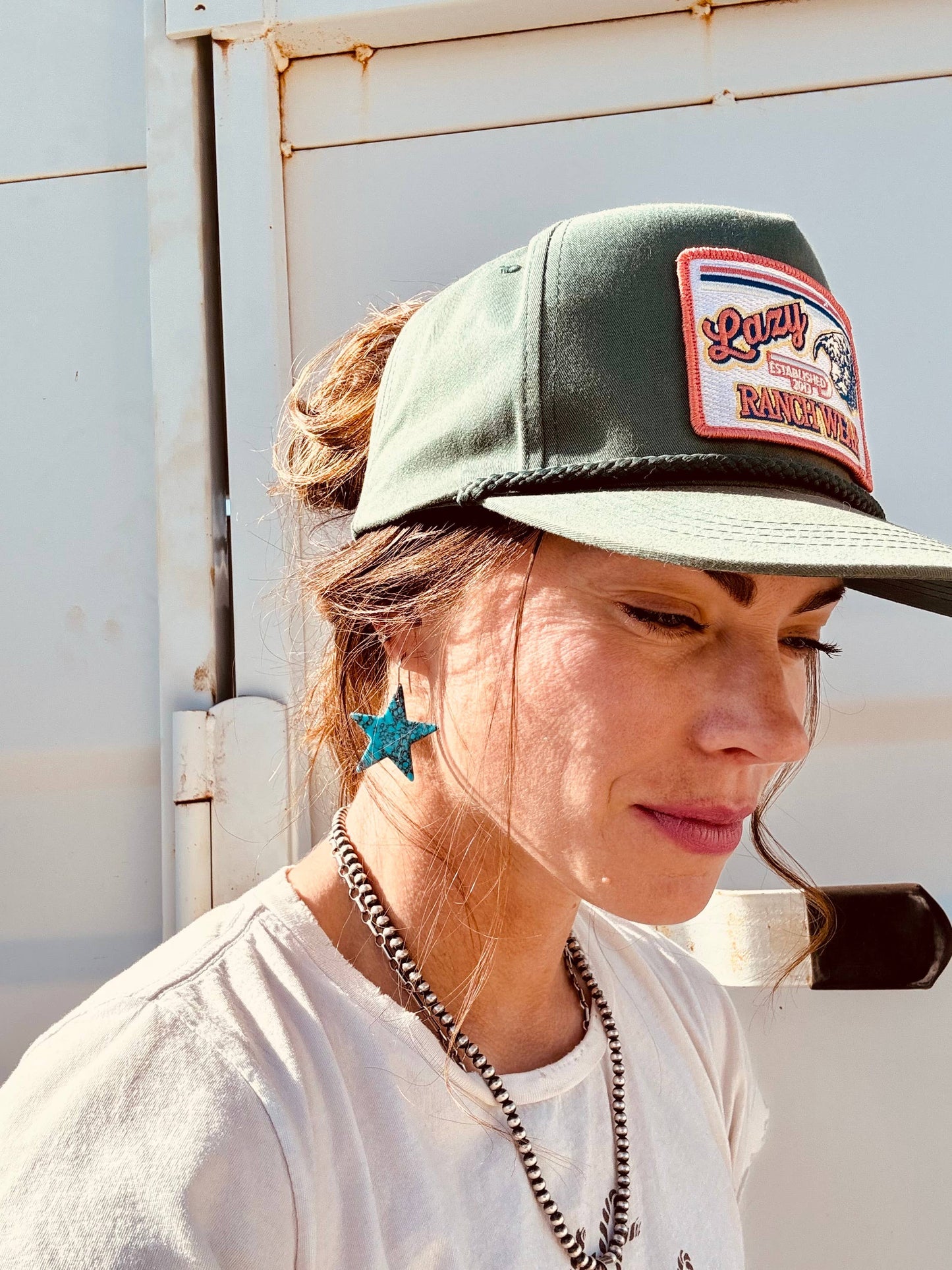 Wild Hancock Creations - Turquoise Star Earrings/Star Earrings/Western Earrings