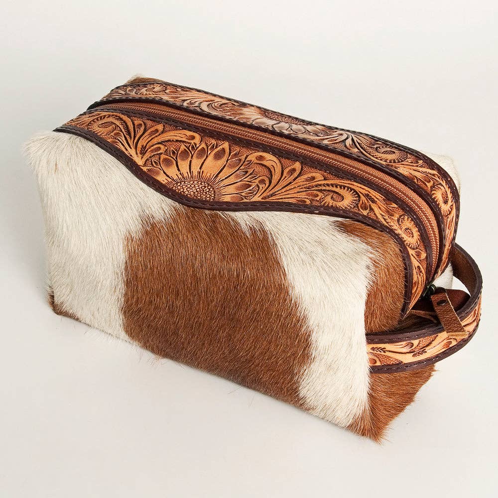 American  Darling Toiletry Genuine Western Leather Women Bag - ADBG994