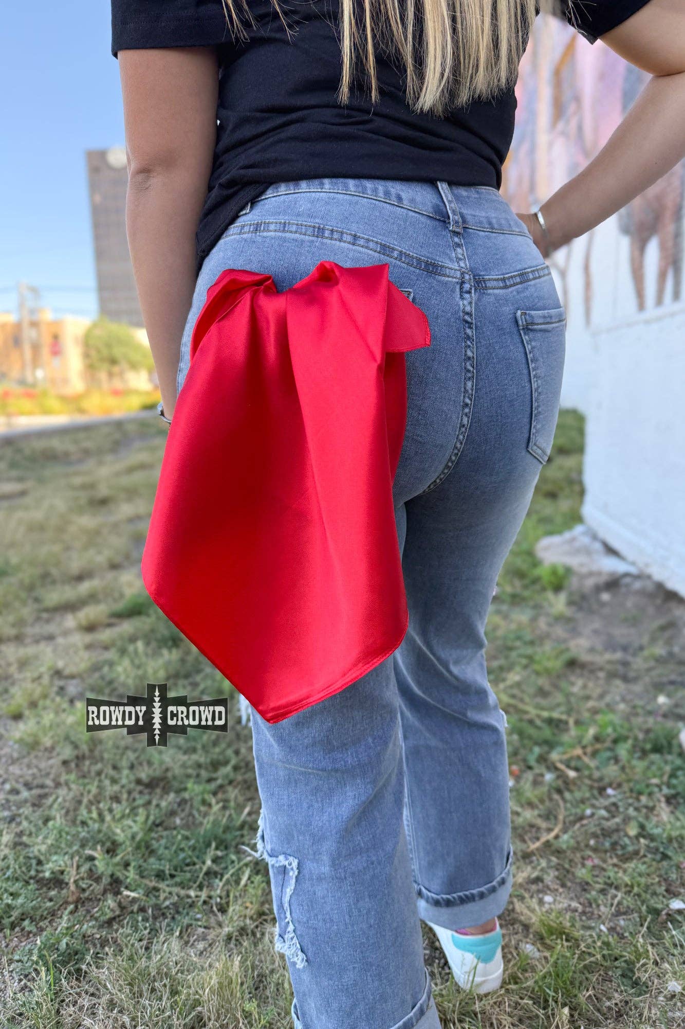 Rowdy Crowd Clothing - SMALL Wynonna Wild Rags - Red