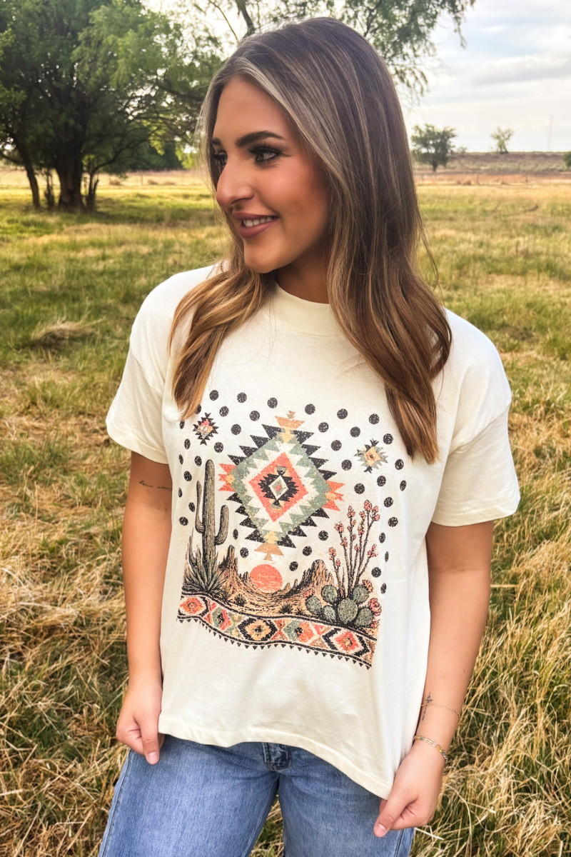 Sterling Kreek - Boho Desert Tee - M