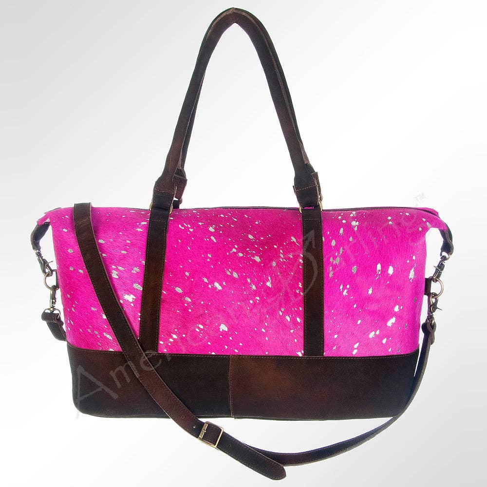 LS Western - LC-ADBGZ274 Duffel Genuine Western Leather Women Bag - ADBGZ274