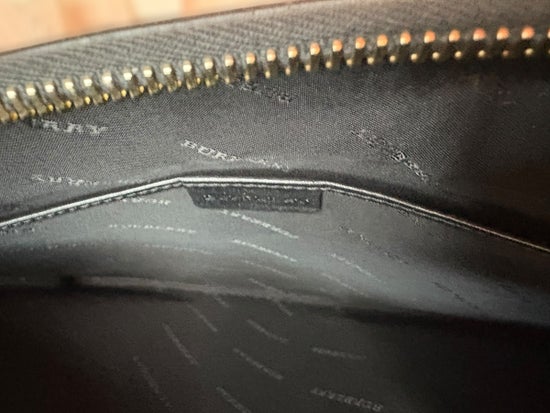 Burberry Black Leather Clutch/ Pouch