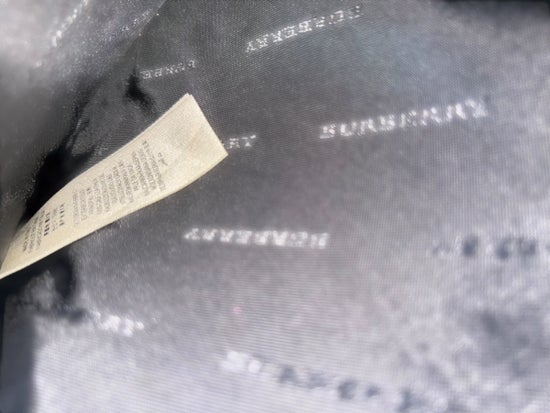 Burberry Black Leather Clutch/ Pouch