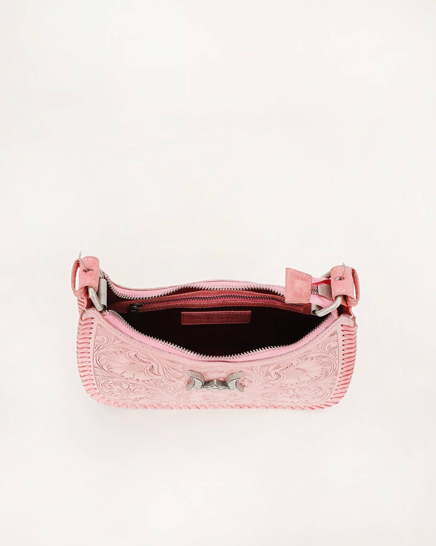 Loyal West - Dannia Medium Purse Pink - NaN / Pink Handtooled