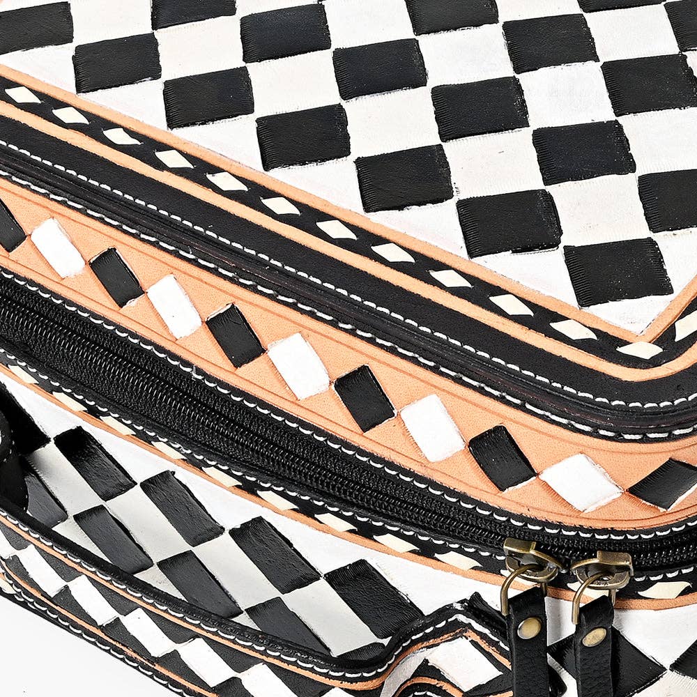 Jewelery Case Genuine Western Leather Women Bag