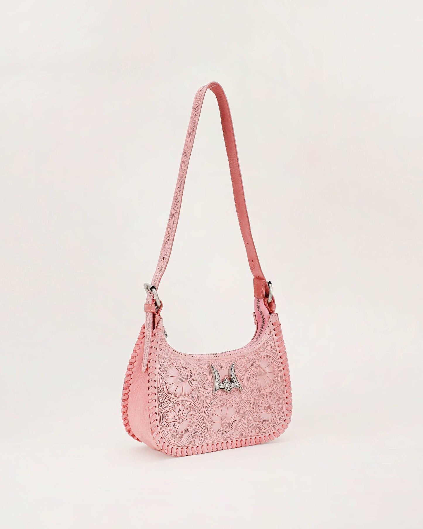 Loyal West - Dannia Medium Purse Pink - NaN / Pink Handtooled