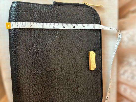 Burberry Black Leather Clutch/ Pouch