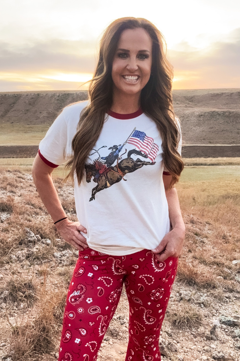 Sterling Kreek - Dust and Glory Ringer Tee - L