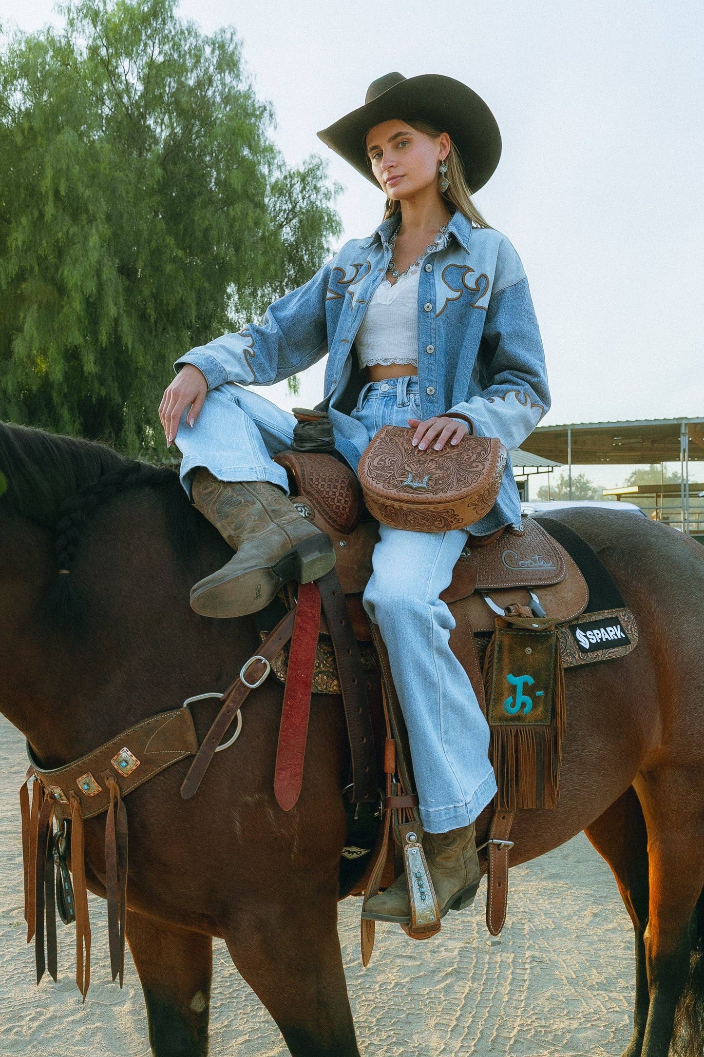 Myra Bag - Grace Saddle Bag