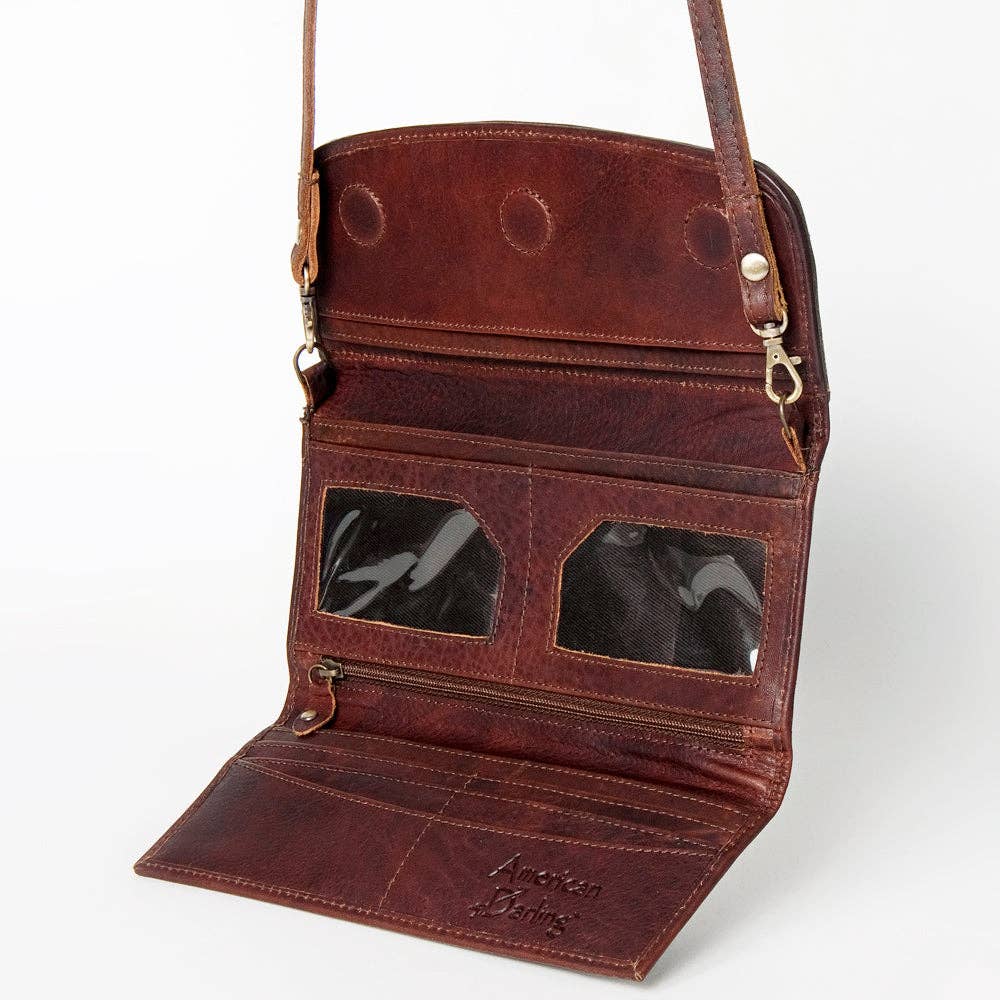 LS Western - ADBGM112 Crossbody Genuine Western Leather Women Bag Jacey - ADBGM112I