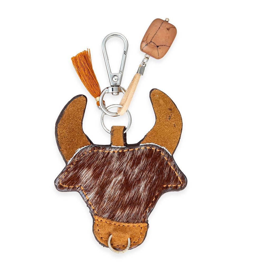 Myra Bag - Moosehead Point Bag Charm In Brown