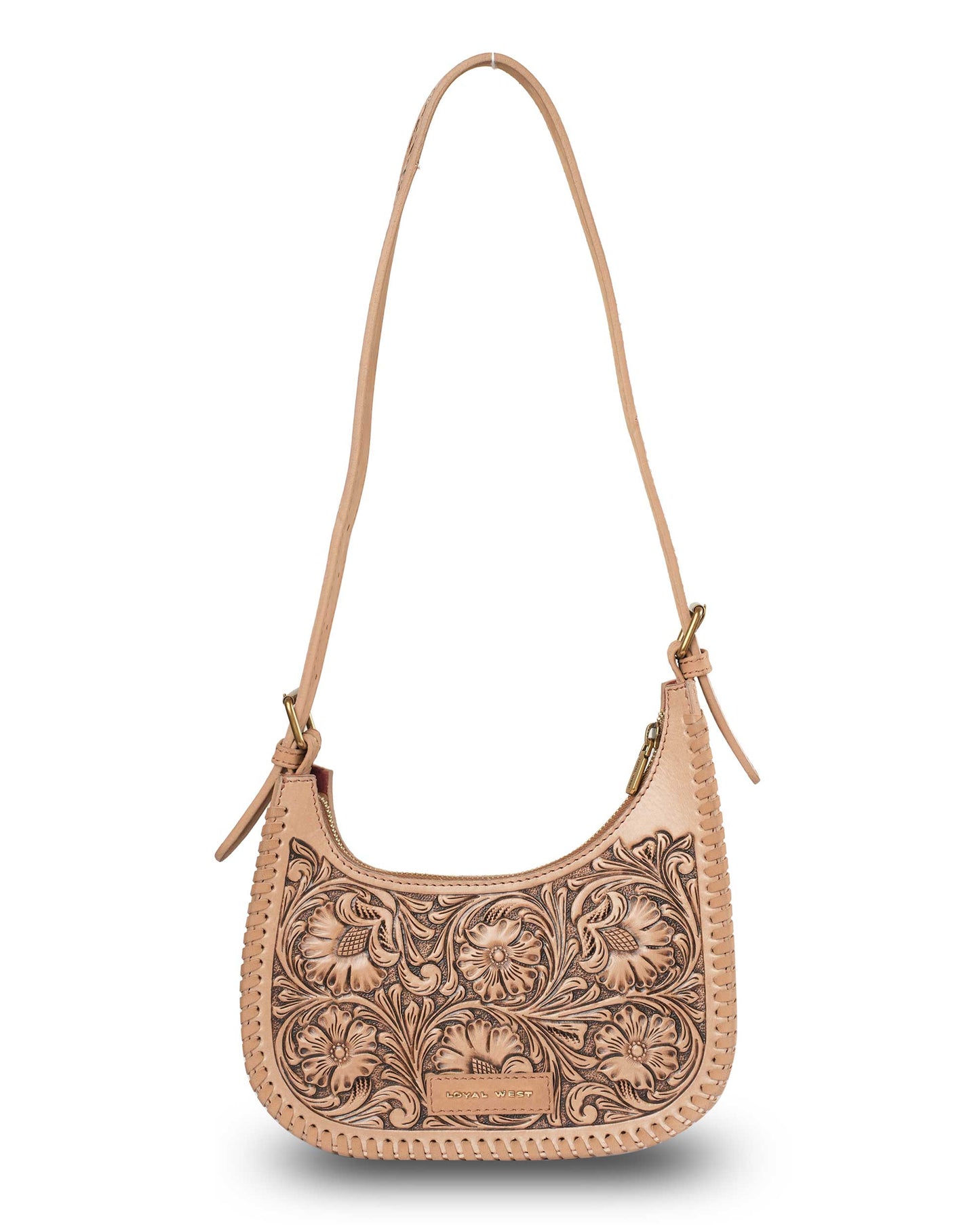 Loyal West - Handtooled Dannia Medium Purse - Slant Form - NaN / Slant Form
