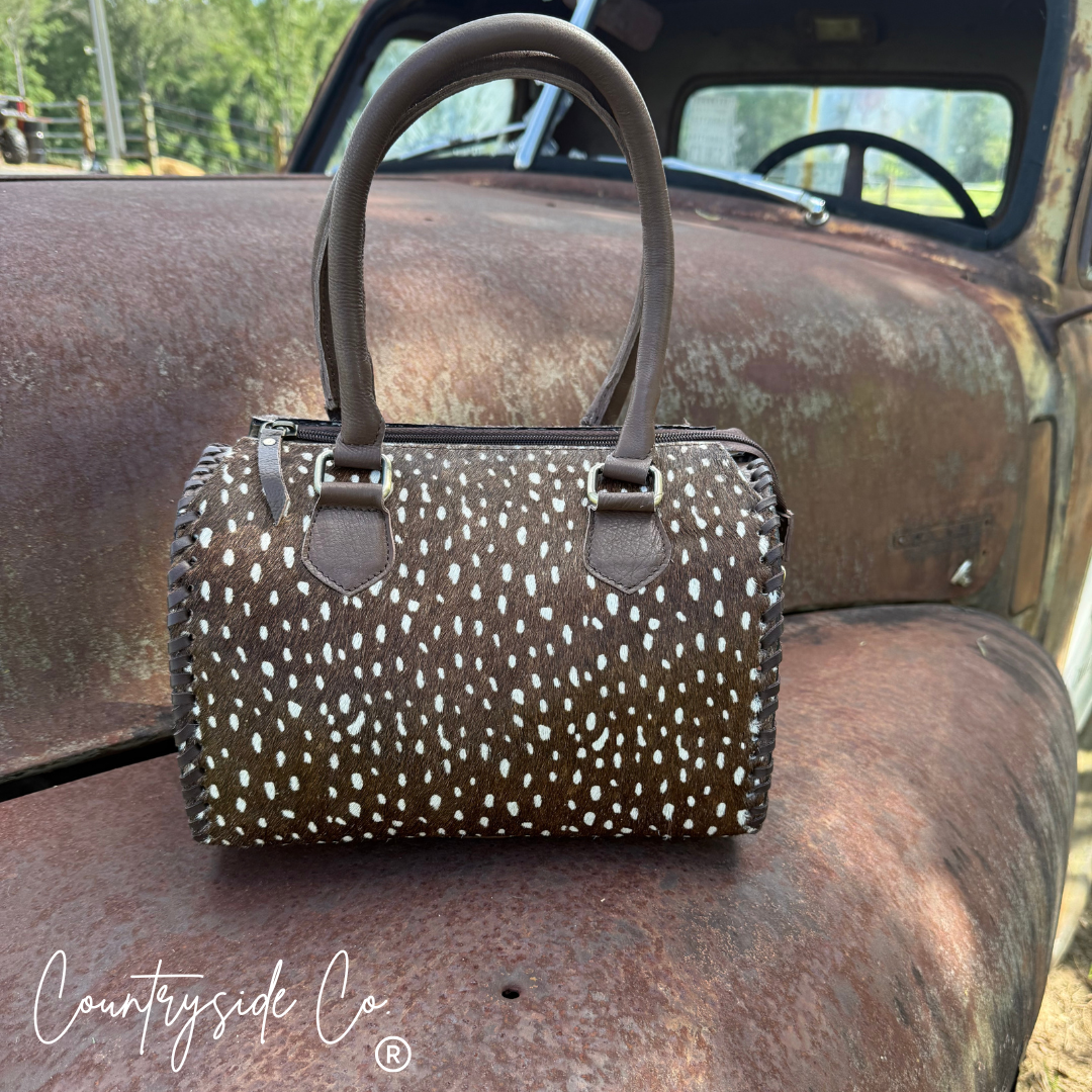 Countryside Co. - Wild Axis Cowhide Soft Speedy Bag