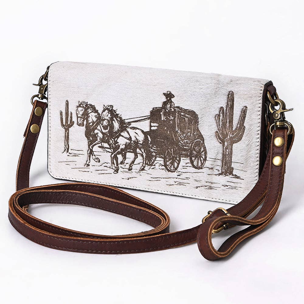 LS Western - ADBGM169 Organiser Genuine Western Leather Women Bag Jacey - ADBGM169AI