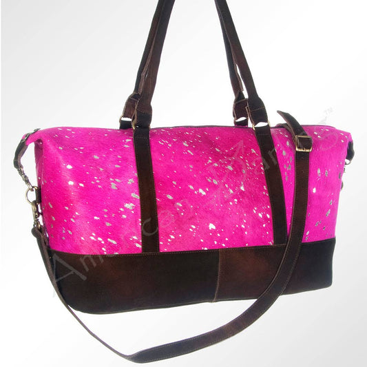LS Western - LC-ADBGZ274 Duffel Genuine Western Leather Women Bag - ADBGZ274