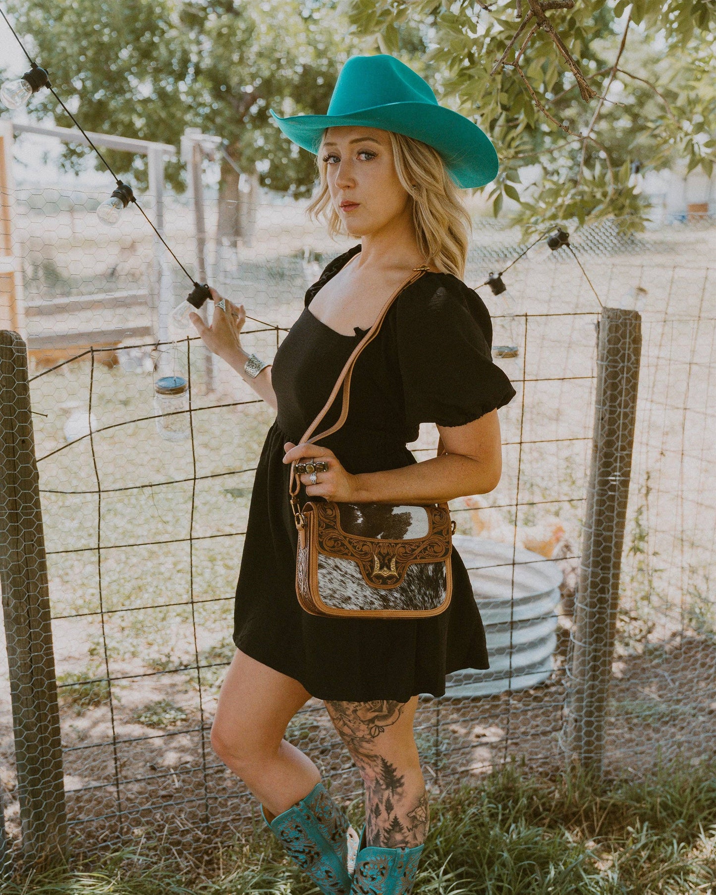 Loyal West - Desert Desire Medium Bag - Nan / IN HANDTOOLED LEATHER AND CALFSKIN