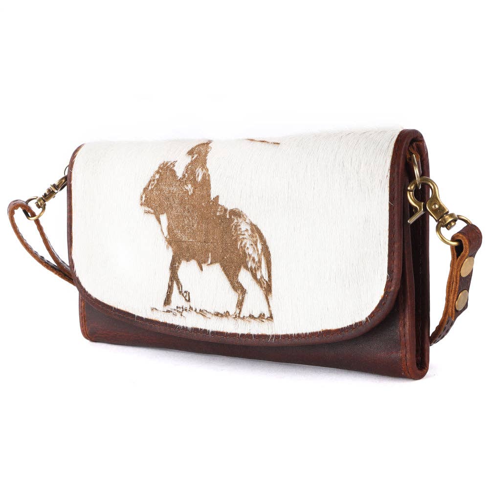 LS Western - ADBGM112 Crossbody Genuine Western Leather Women Bag Jacey - ADBGM112I
