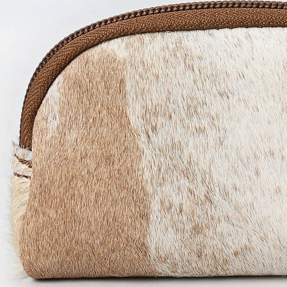 LS Western - ADBG444 Coin Purse Hair On Genuine Western Leather Women Bag - ADBG444BKW