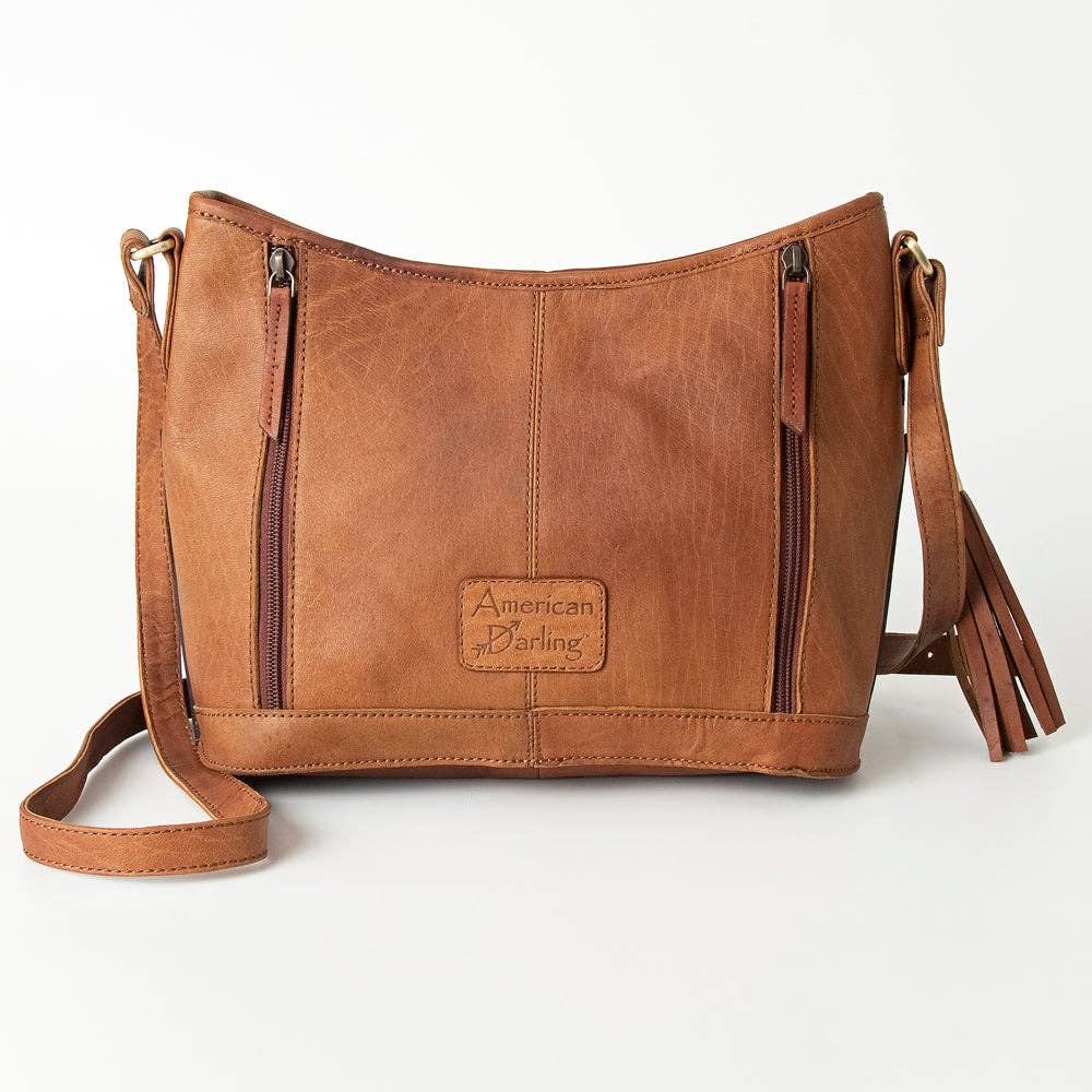 LS Western - ADBGI167 Messenger Genuine Western Leather Women Bag - ADBGI167C