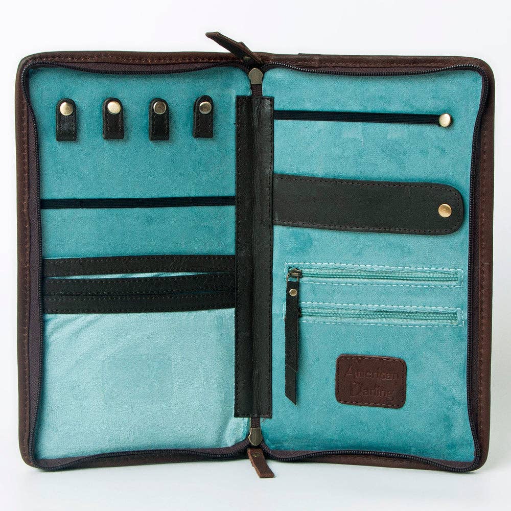 LS Western - ADBGA323 Jewelry Case Genuine Western Leather Women Bag - ADBGA323C