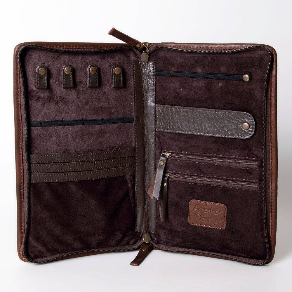 American Darling Jewelry Case Genuine Western Leather Women Bag - ADBGA246A
