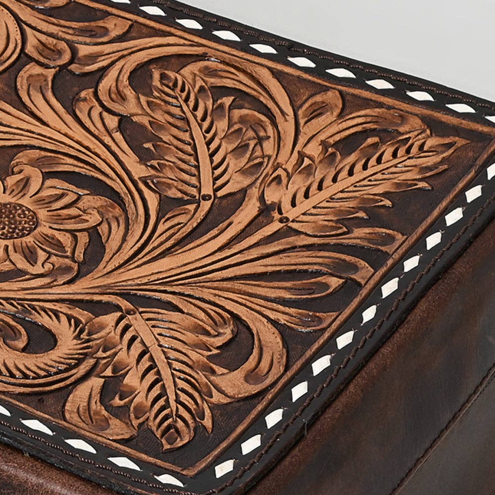 LS Western - ADBGA573 Jewelry Case Genuine Western Leather Women Bag - ADBGA573