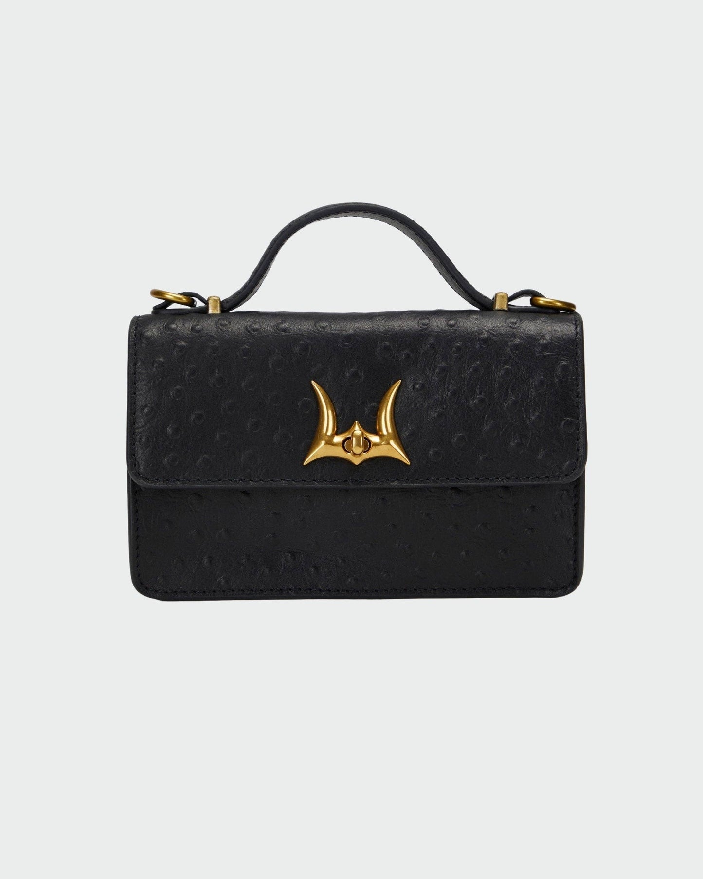 Myra Bag - Loyal West Valencia Leather Bag - Black & White Cowhide - Single