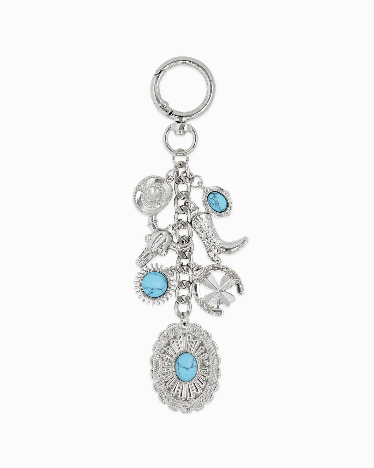 Sessori - Western Turquoise Concho Bag Charm