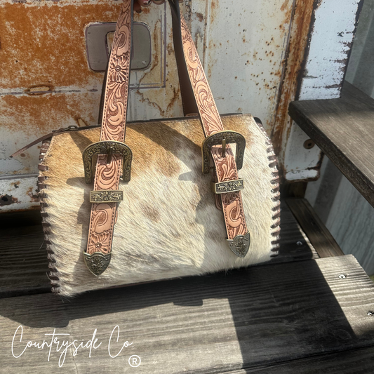 Countryside Co. - Barrel Racer Cowhide Soft Speedy Bag