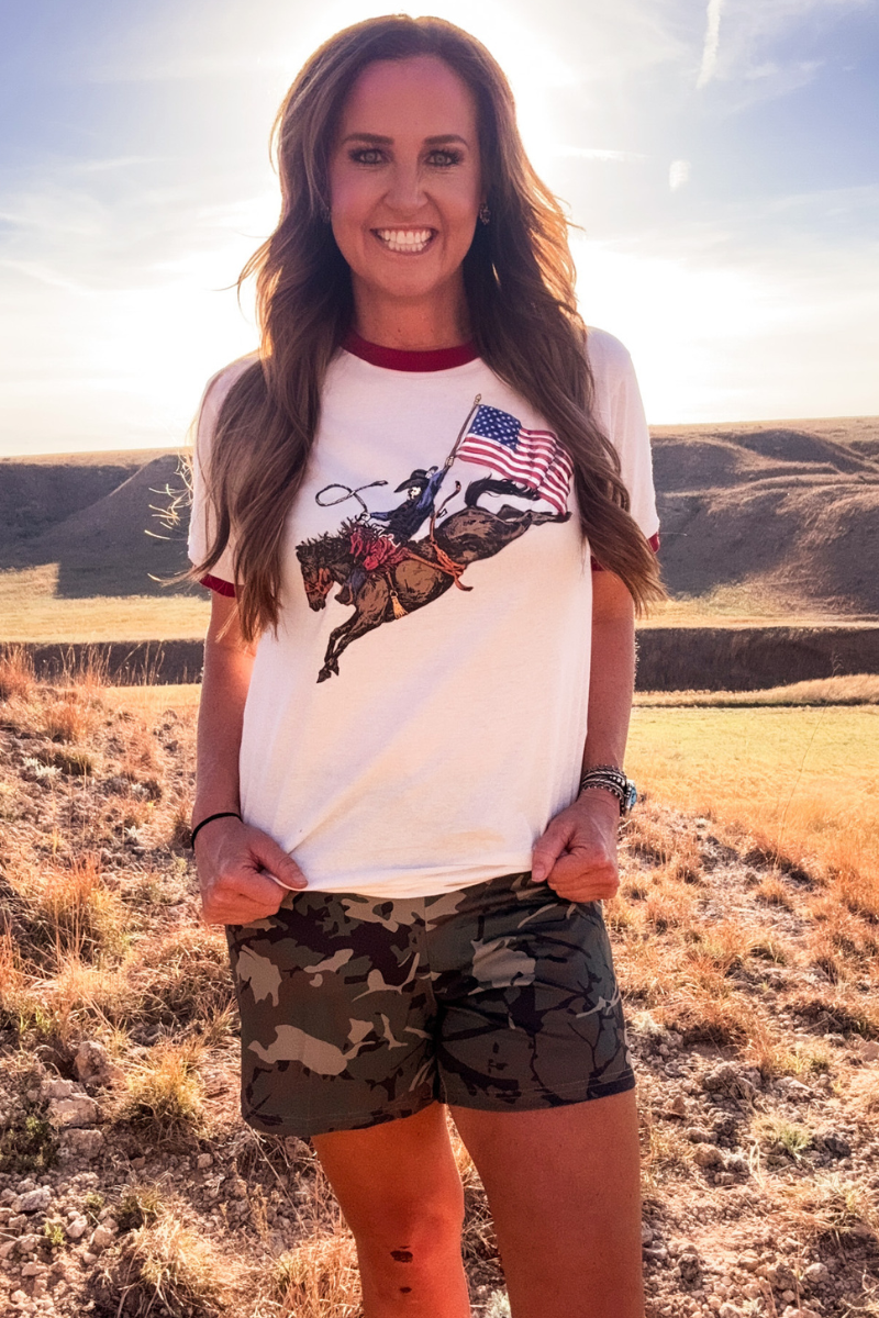 Sterling Kreek - Dust and Glory Ringer Tee - L