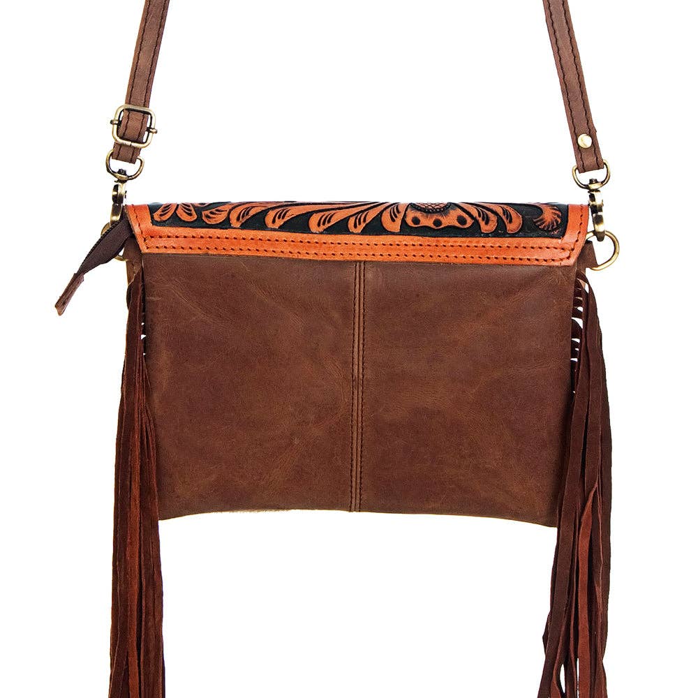 LS Western - ADBGD101 Envelope Hair-On Genuine Western Leather Women Bag - ADBGD101