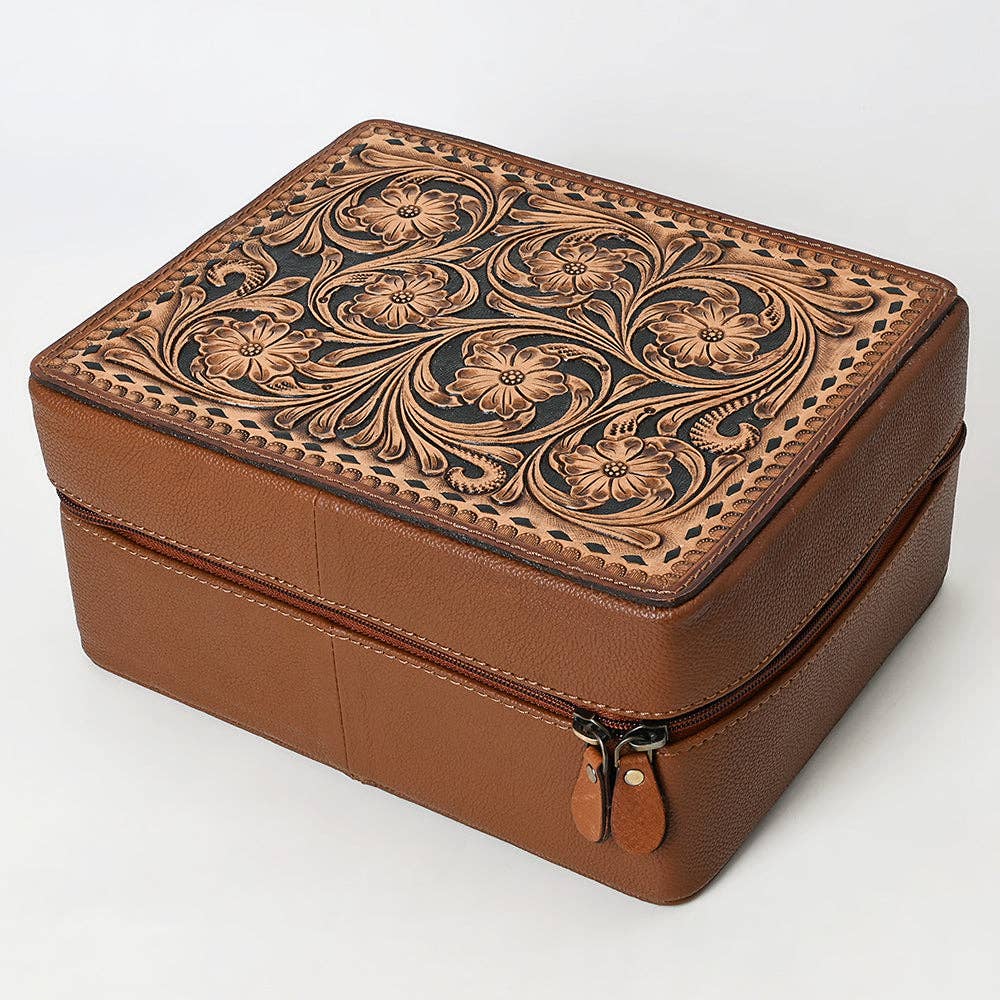 LS Western - ADBGA573 Jewelry Case Genuine Western Leather Women Bag - ADBGA573