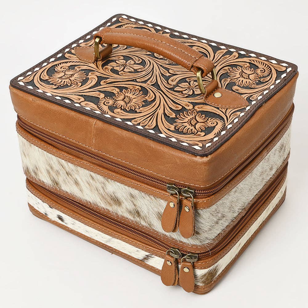 American Darling Jewelry Case Genuine Western Leather Women Bag - ADBGA454E