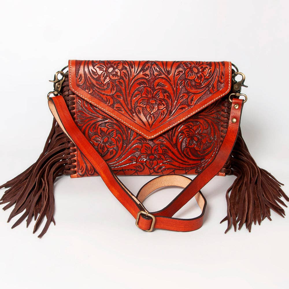 LS Western - LC-ADBGK103 Envelope Genuine Western Leather Women Bag