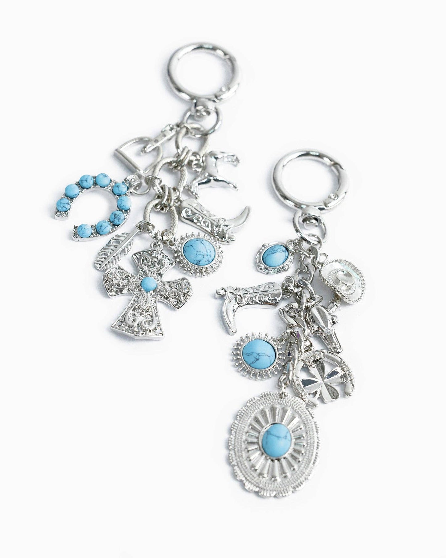 Sessori - Western Turquoise Concho Bag Charm