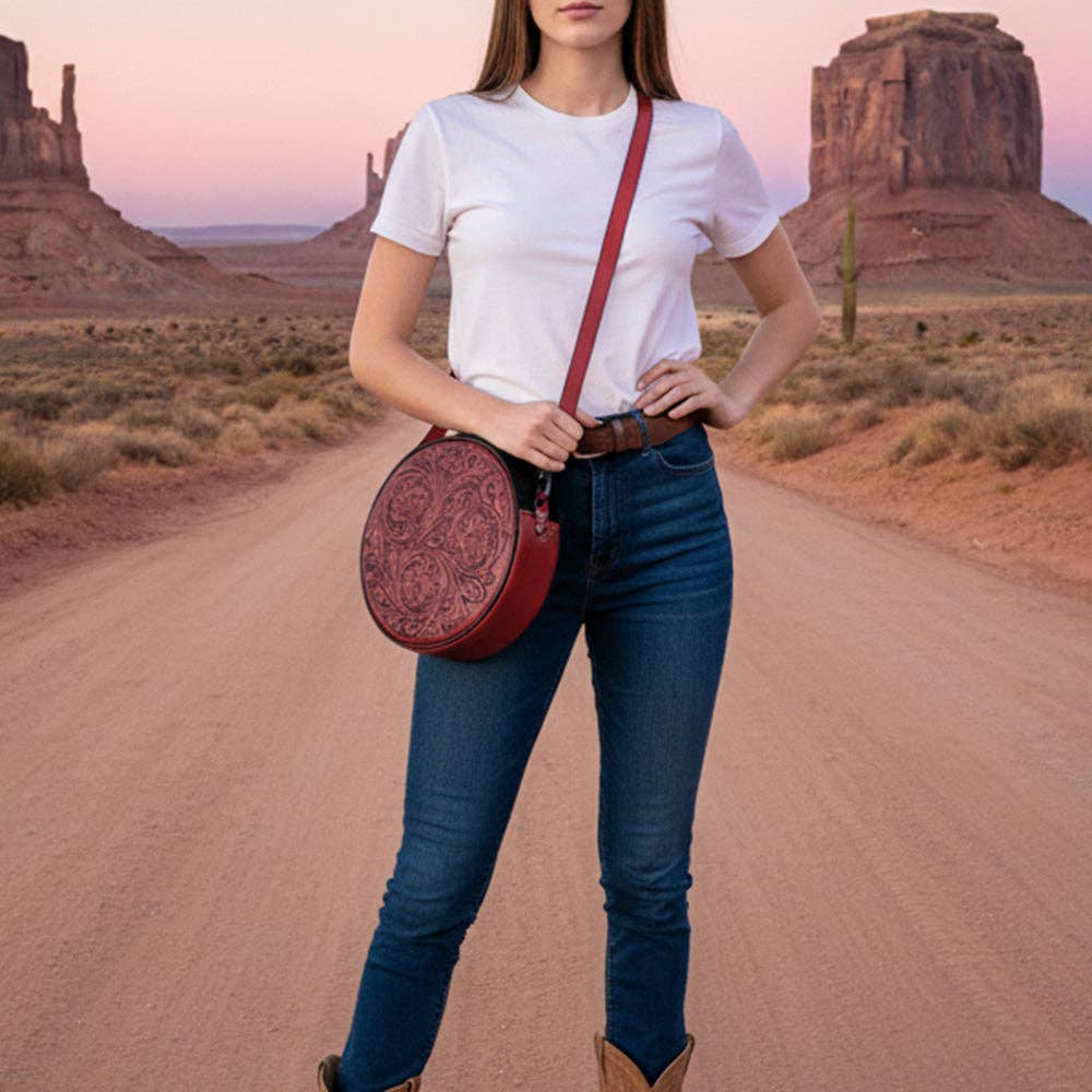 Canteen Genuine Western Leather Women Bag
