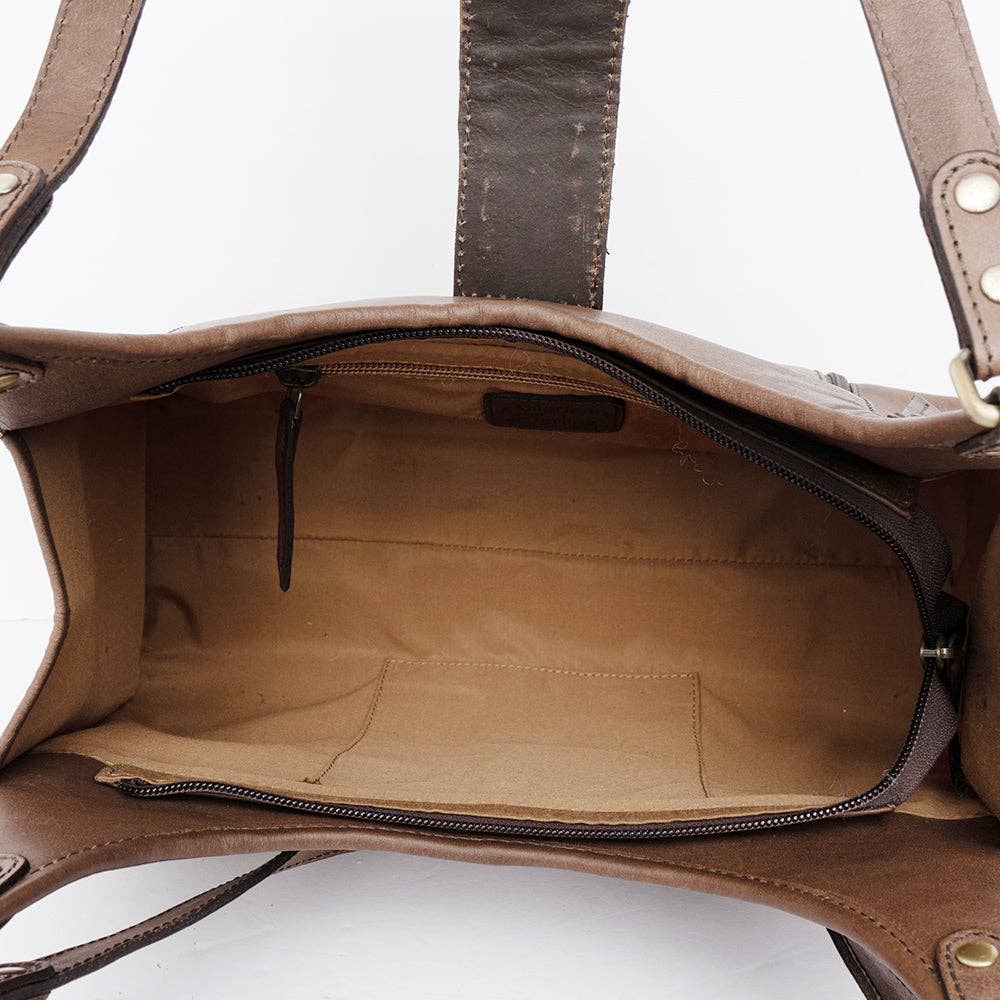LS Western - ADBGI222 Hobo Genuine Western Leather Women Bag - ADBGI222C