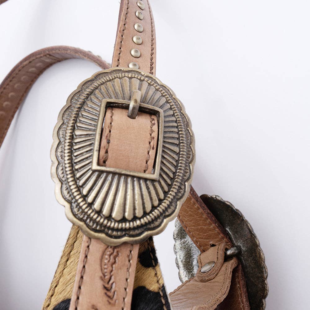 LS Western - ADBGI224 Hobo Hair On Genuine Western Leather Women Bag - ADBGI224A
