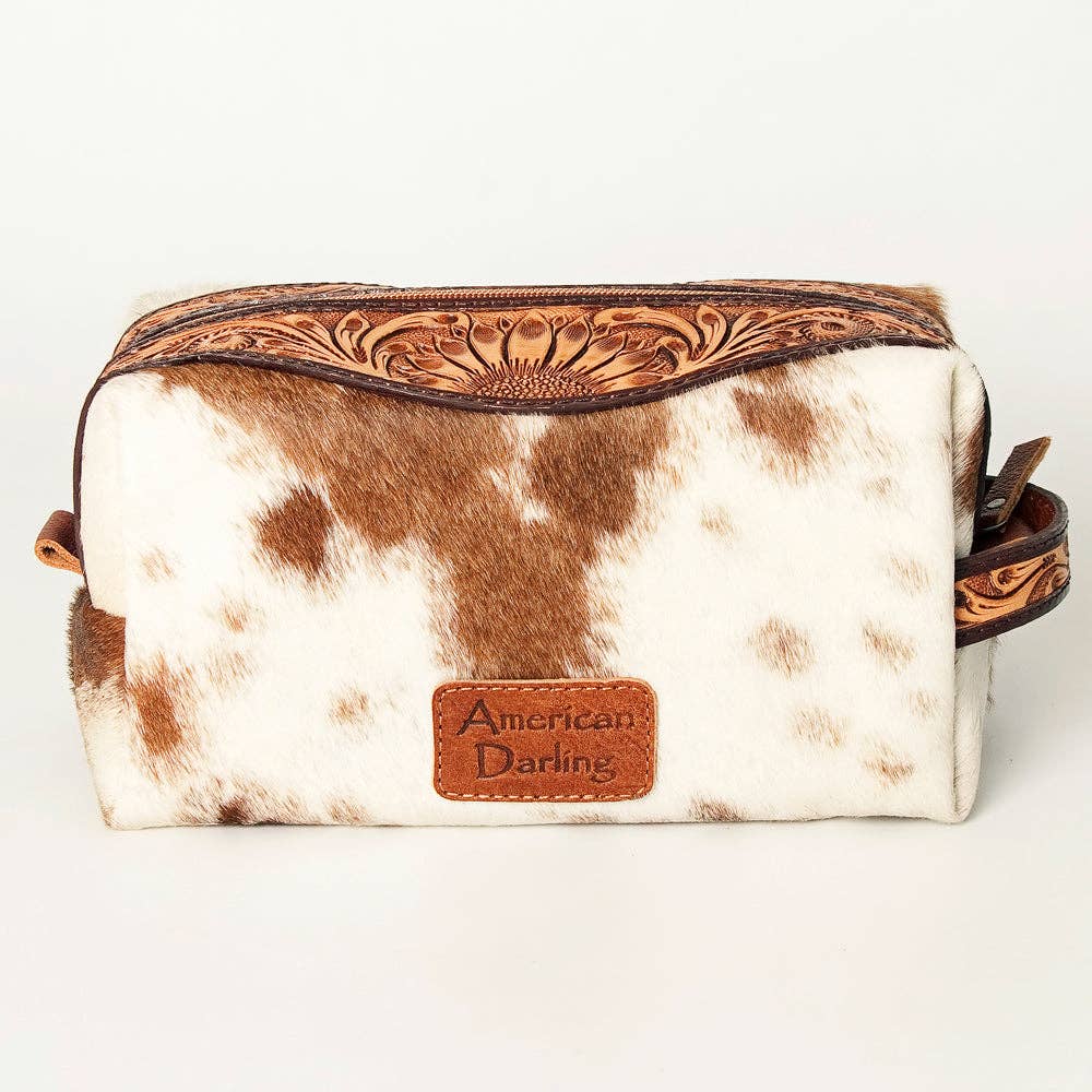 American  Darling Toiletry Genuine Western Leather Women Bag - ADBG994
