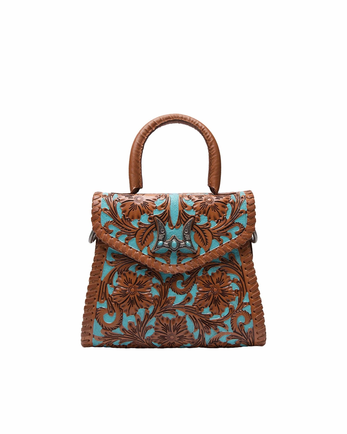 Loyal West - Leon Mini Handle Purse - Whiskey & Water