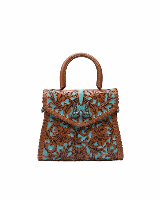 Loyal West - Leon Mini Handle Purse - Whiskey & Water