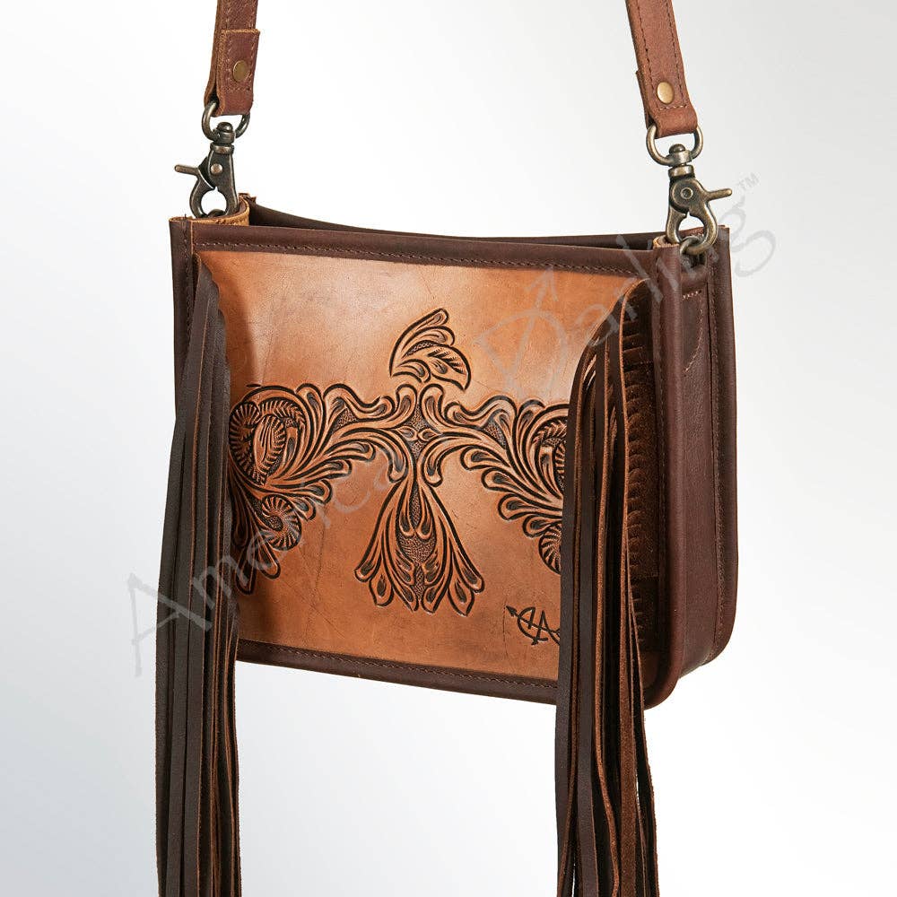 Crossbody Genuine Western Leather Women Bag - ADBG725B