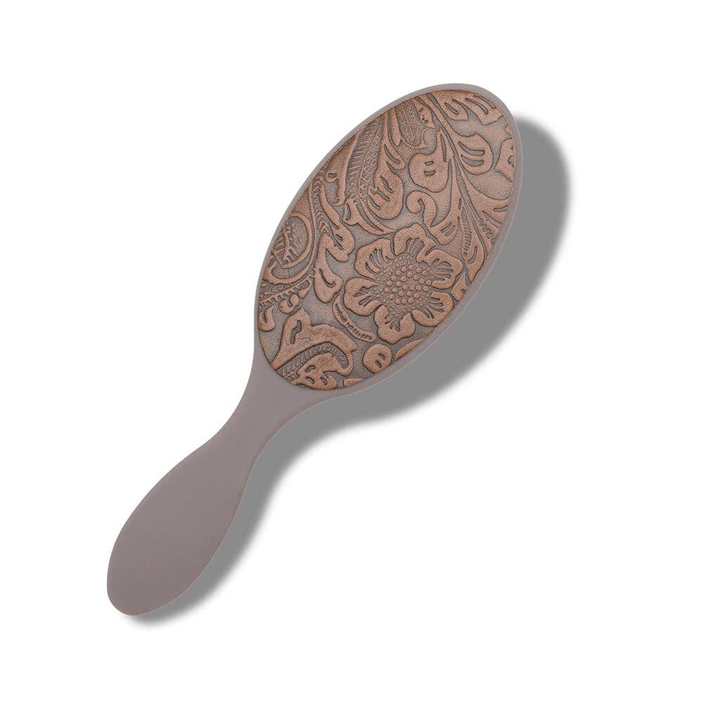 Myra Bag - Bethany Trail Hair Brush - Hand-Tooled