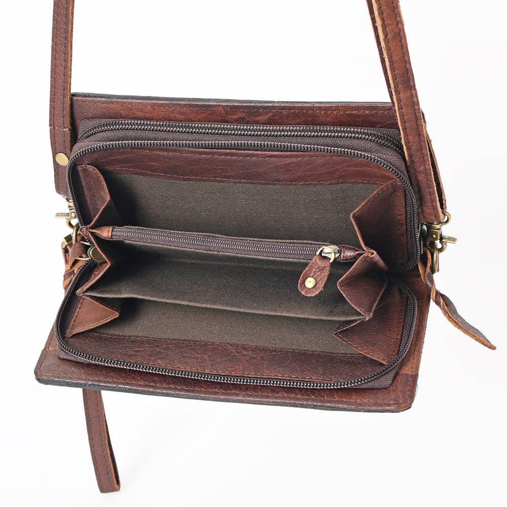 LS Western - ADBGM169 Organiser Genuine Western Leather Women Bag Jacey - ADBGM169AI