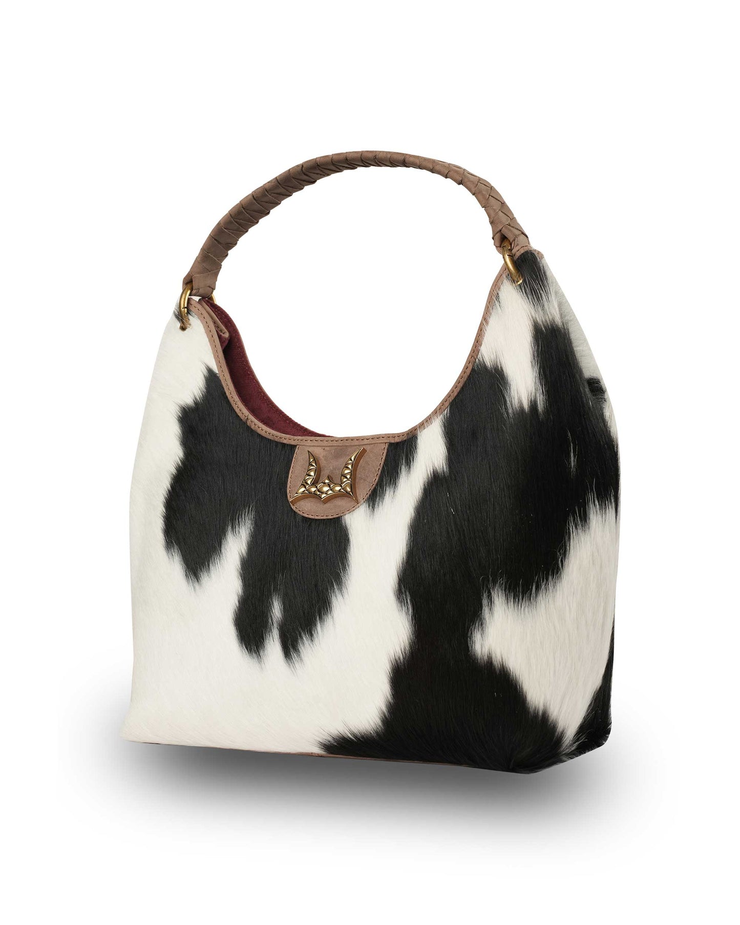Loyal West - LW Medium Purse - Black & White Cowhide - Dakota / Black & White Cowhide