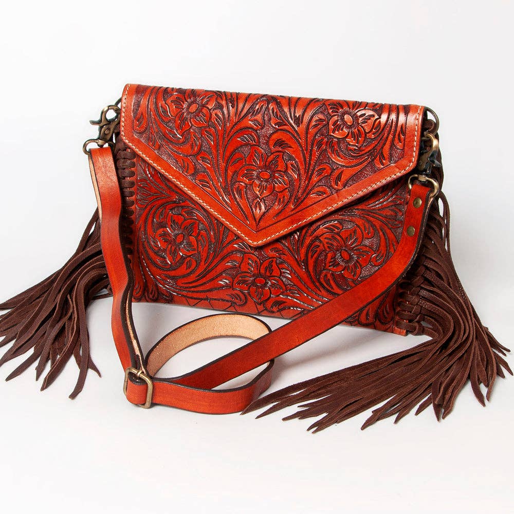 LS Western - LC-ADBGK103 Envelope Genuine Western Leather Women Bag