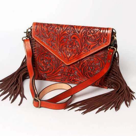 LS Western - LC-ADBGK103 Envelope Genuine Western Leather Women Bag