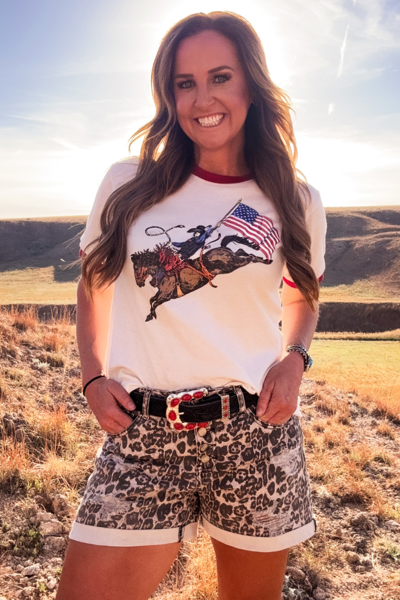 Sterling Kreek - Dust and Glory Ringer Tee - L