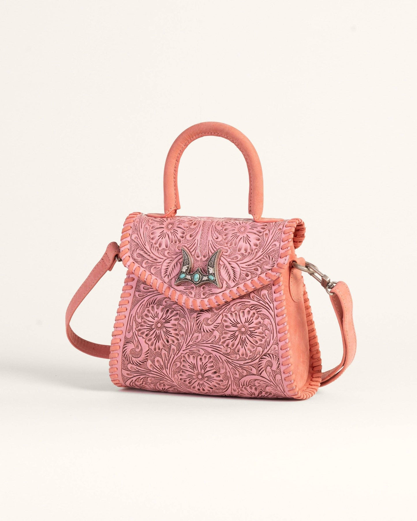 Loyal West - Leon Mini Handle Purse - Pink